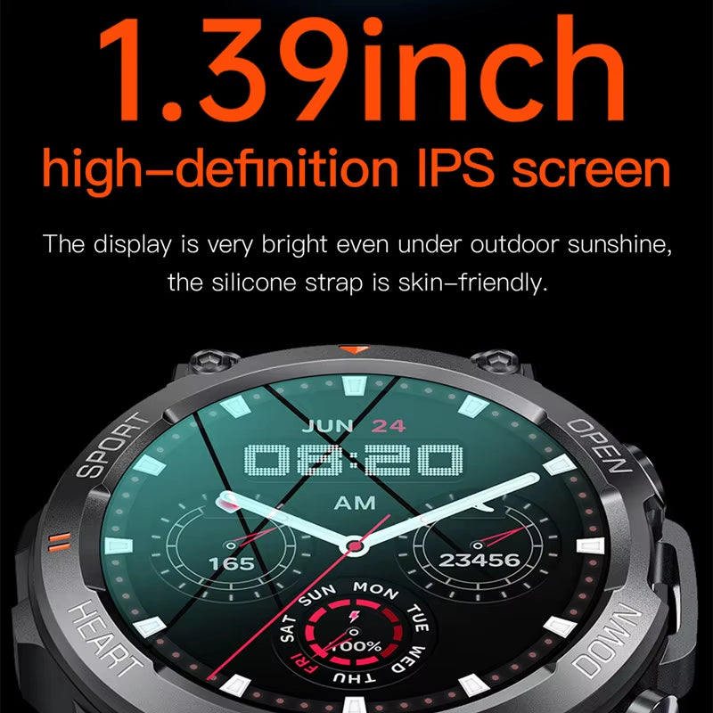 K56 Pro Smart Watch 1.39 Inch Men Women BT Call Heart Rate Blood Pressure 400Mah Big Battery Sport Outdoors Smartwatch